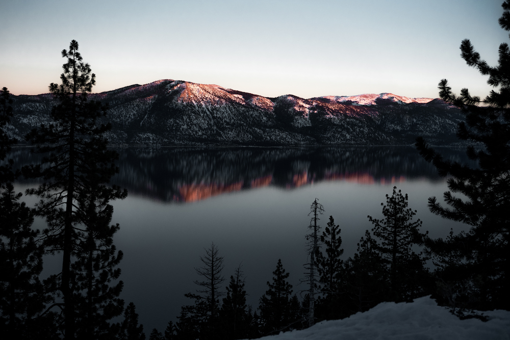 Landscape and nature photos from Yosemite, CA, during a vibrant sunset at the end of August 2020.