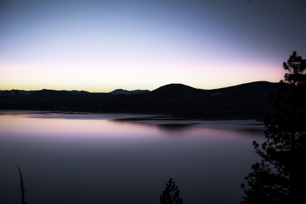 Landscape and nature photos from Yosemite, CA, during a vibrant sunset at the end of August 2020.