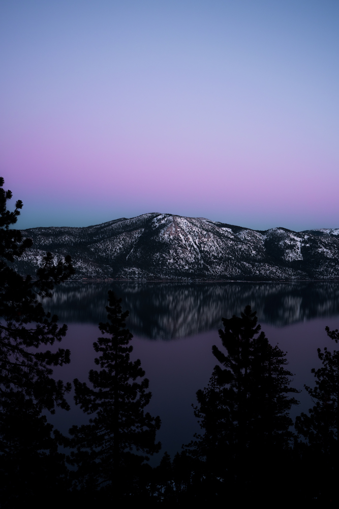 Landscape and nature photos from Yosemite, CA, during a vibrant sunset at the end of August 2020.