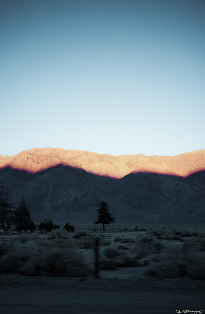 Landscape and nature photos from Yosemite, CA, during a vibrant sunset at the end of August 2020.