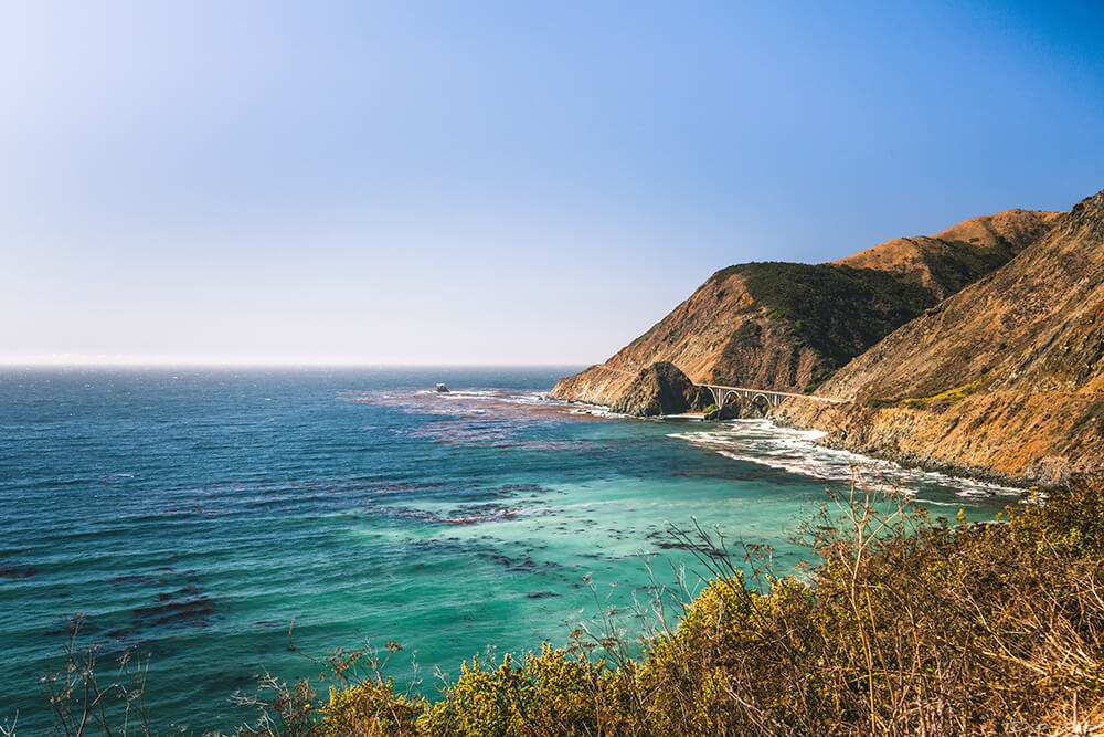 Big Sur Blue Water California Coast, CA