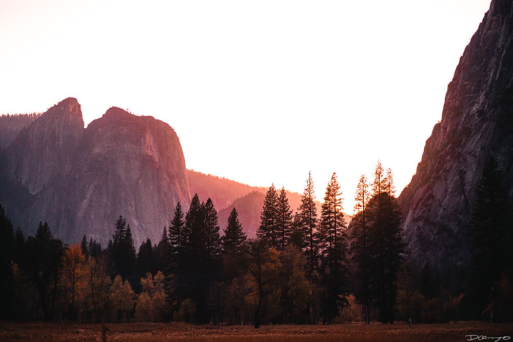 Photos from the Yosemite Valey in Yosemite National Park, California.