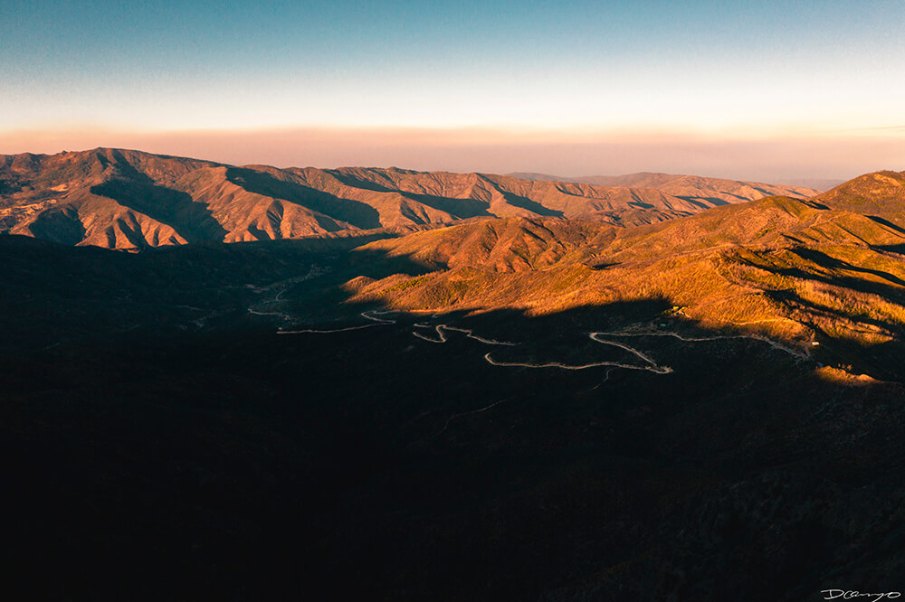 Landscape photos from Mendocino, CA, during a vibrant sunset.