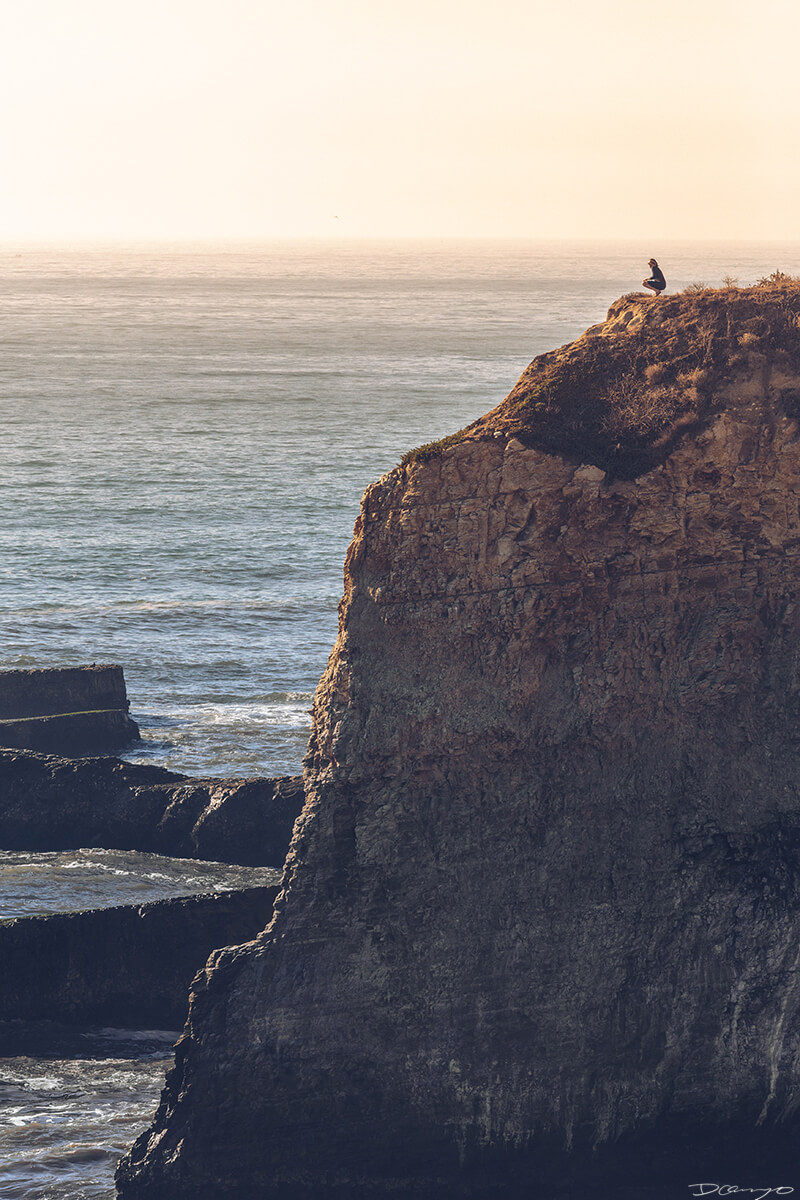 Dramatic Eagle Perch at Davenport Upper Trail, CA