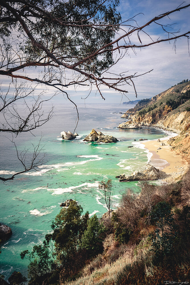 McWay Cove Opposite Side Vertical, CA