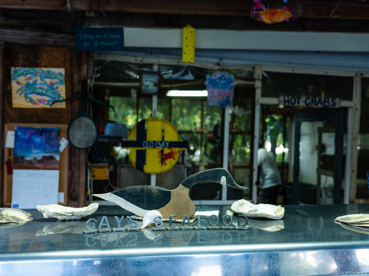 Photos from Gay's Seafood in Easton, Maryland.