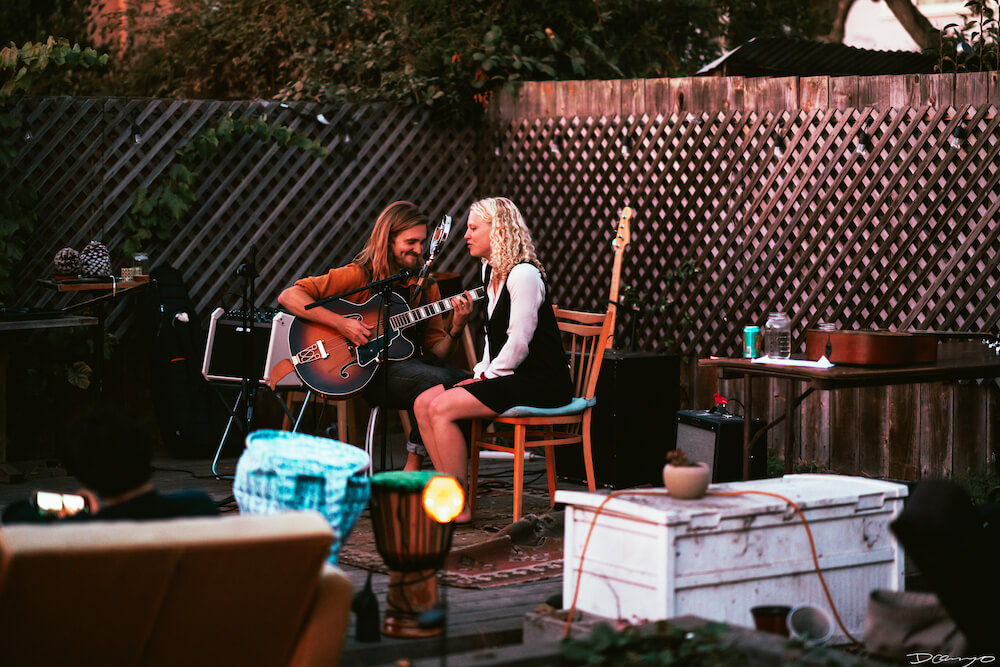 Sea Keepers playing music in Berkeley, CA