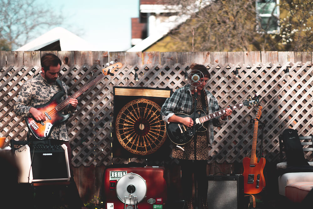 Kalinders playing music in Berkeley, CA