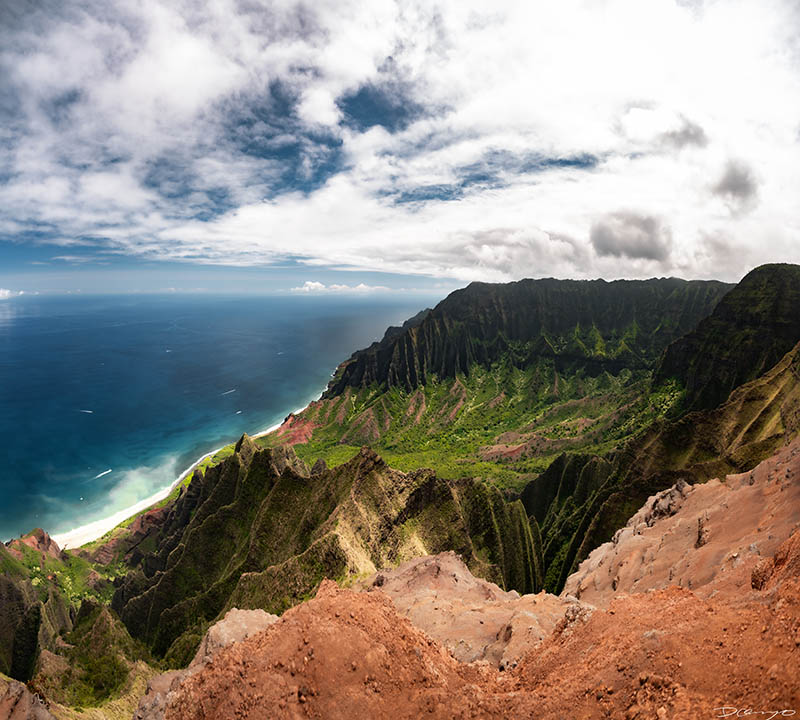 Photos from Kauai, Hawaii in June of 2021. Photos of Waimea Canyon, Waimea Plantation, Snorkeling at Hideaway Beach, Red Dirt Waterfall, Kalepa Trail, Napali (Na Pali) Coast, Jack Harter Helicopter Tours, Kalalau Trail.