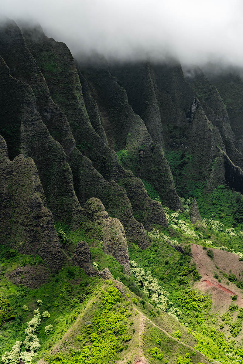 Photos from Kauai, Hawaii in June of 2021. Photos of Waimea Canyon, Waimea Plantation, Snorkeling at Hideaway Beach, Red Dirt Waterfall, Kalepa Trail, Napali (Na Pali) Coast, Jack Harter Helicopter Tours, Kalalau Trail.