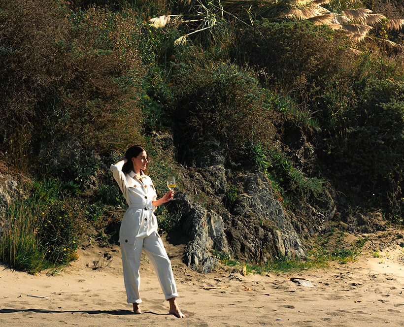 Styles and Stems, Leah Nebbett, photographed around the San Francisco Bay Area in order to promote certain wine brands.