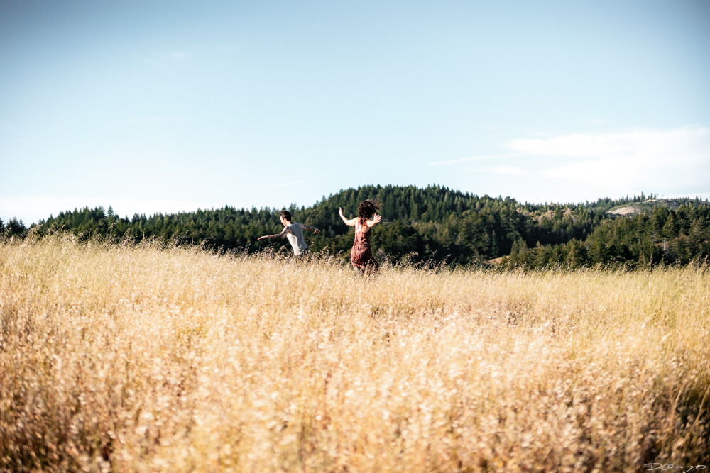 Photos of friends on top of Mt Tamalpais, and in Berkeley California.