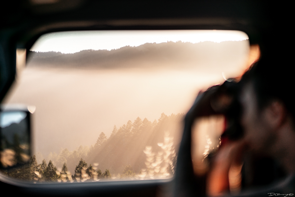 Photos of friends on top of Mt Tamalpais, and in Berkeley California.