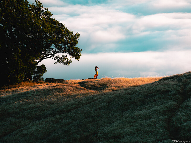 Carsen Suzanne, @carsensuzanne, on Mt Tamalpais, California.