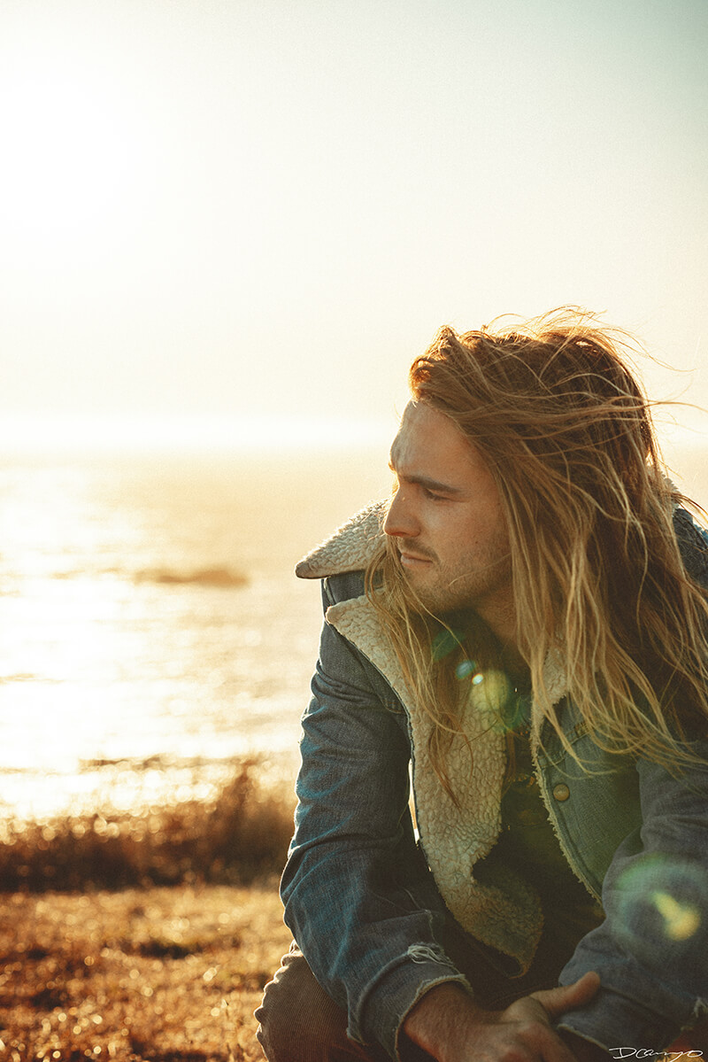 Conner Muir, @connermuir, at Goat Rock Beach, California.