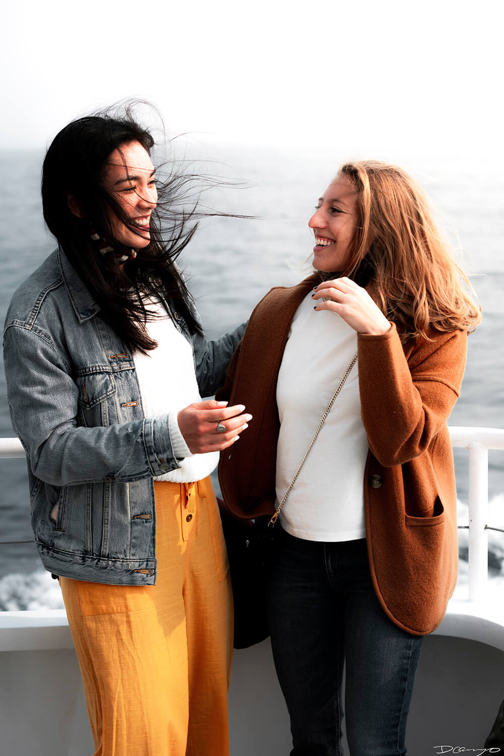 Photos of friends aboard the Sea Goddess Whale Watching boat on Monterey Bay, CA.