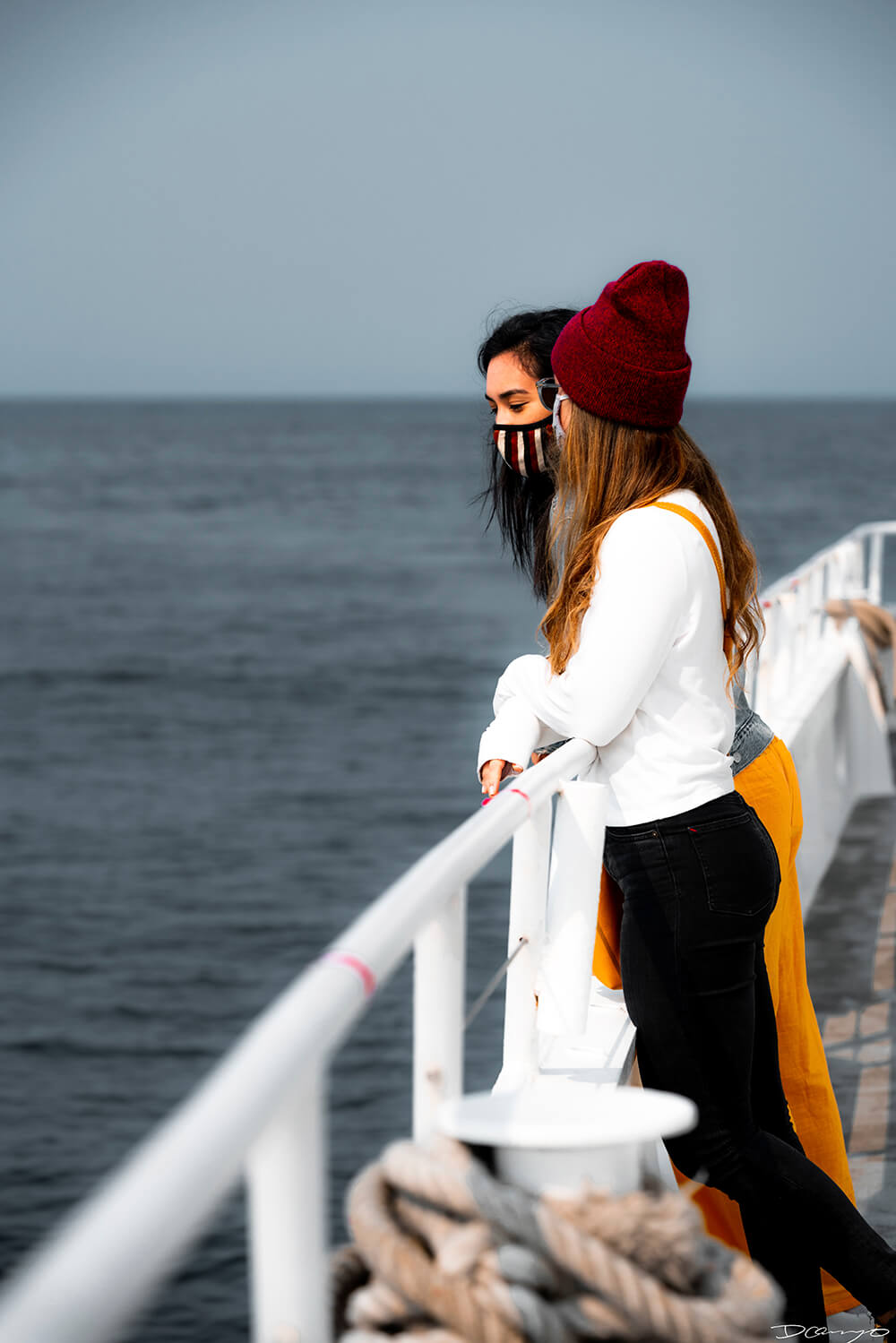 Photos of friends aboard the Sea Goddess Whale Watching boat on Monterey Bay, CA.