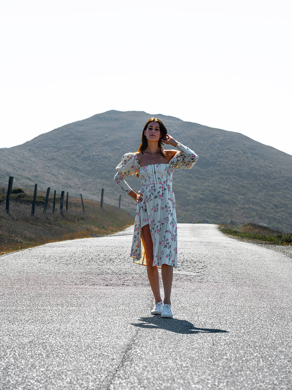 Photos with Leah Nebbett of Styles and Stems. Photographing for Alsace wines in Goat Rock Beach, Jenner, CA on September 27, 2020.