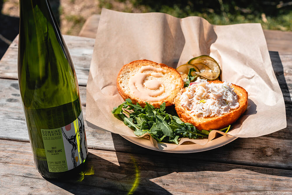 Photos with Leah Nebbett of Styles and Stems. Photographing for Alsace wines in Goat Rock Beach, Jenner, CA on September 27, 2020.